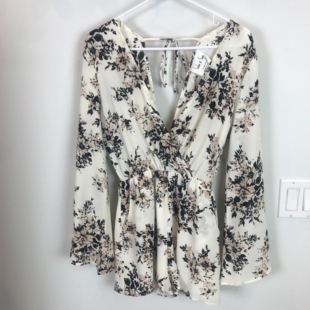 Sadie & Sage Floral Romper